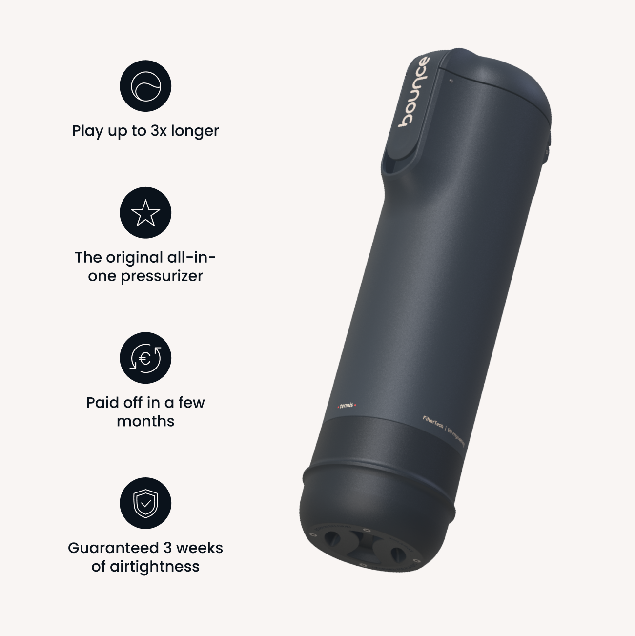 Bounce Tube Tennis FilterTech